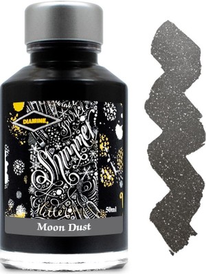 Diamine Ink Shimmering Mürekkep Moon Dust 50 ml