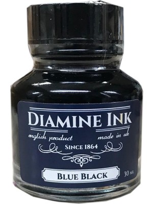 Diamine 30 ml Şişe Mürekkep Blue Black