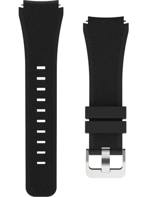 34center Haylou Solar Pro / Solar Lite  Uyumlu Silikon Kayış Kordon (22MM)