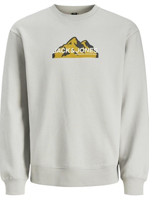 Jack & Jones Jack&Jones Jcomountaın Logo Erkek Sweatshirt