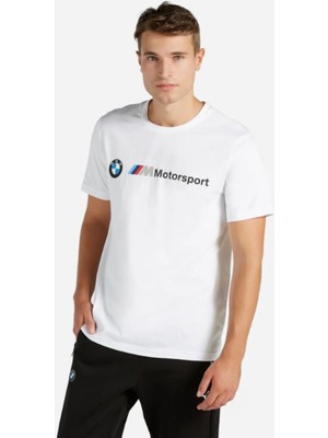 Bmw M Motorsport Logo Erkek T-Shirt Beyaz 59536902