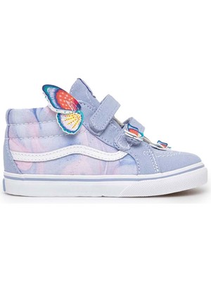 Vans Sk8-Mid Reissue V Butterfly Bebek Günlük Ayakkabı VN000D0QPRP1 Mor