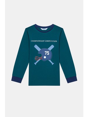 Penti Erkek Çocuk Baseball 2li Çok Renkli Pijama Takımı