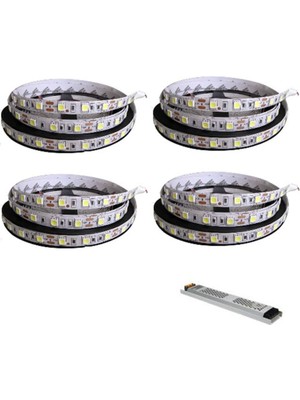 Store Şerit LED Çipli 20 Metre Günışığı 33 Amper Ultra Slim Trafo Fansız