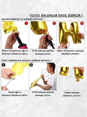 Store 5 Adet Retro Kalp Folyo Balon Buketi Seti  Su Yeşili Rakam Folyo Balon  Doğum Günü Balon Seti Süsü