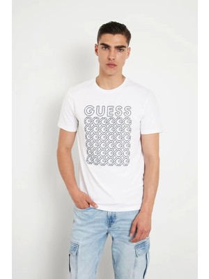 Guess Ss Cn Guess G Chaın T-Shirt