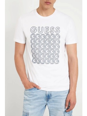 Guess Ss Cn Guess G Chaın T-Shirt