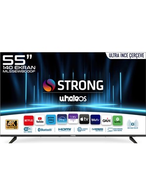 Strong ML55EW8000F 55’’ 140 Ekran Uydu Alıcılı 4K Ultra HD DLED TV