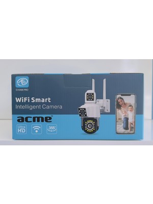 Acme O-KAM-3039 6mp Wifi Versiyon Ptz Camera + adaptör