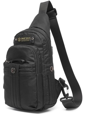 Smart Bags Bodybag  Omuz Askılı Çapraz Postacı Siyah Çanta 8712
