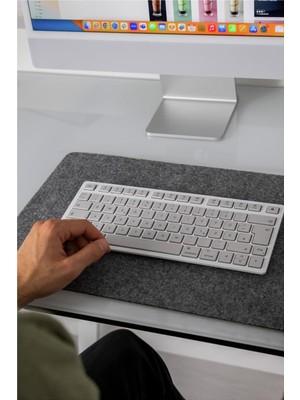 Nurnivus Keçe Çalışma Masası Düzenleme ve Oyuncu Mouse Pedi Ofis Masa Üstü Düzenleyici Mat 40X80 cm