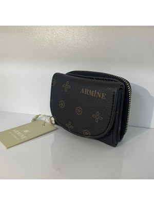 Armine Bayan Cüzdan Siyah Baskılı ARC1001