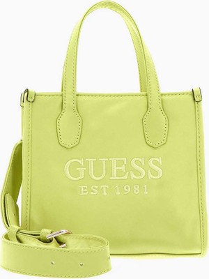 Guess Silvana Monogram Baskılı El Çantası