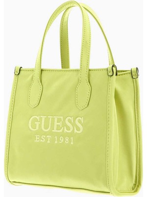 Guess Silvana Monogram Baskılı El Çantası