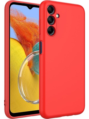 Adige Samsung Galaxy M14 Kılıf Lansman Içi Kadife Silikon + Ekran Koruycu