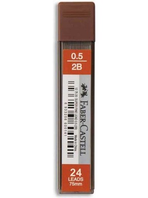 Faber-Castell Min Süper Fine Lead 2B 75 MM 0.5 MM 5090127520