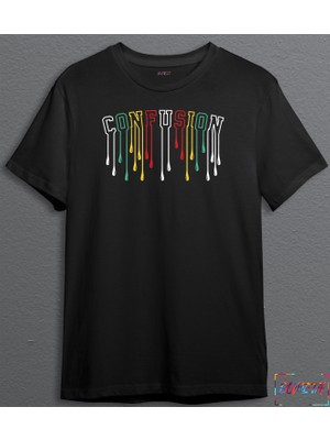 Bumeta Confusion Kargaşa Karışıklık Unisex T-Shirt 3035 S
