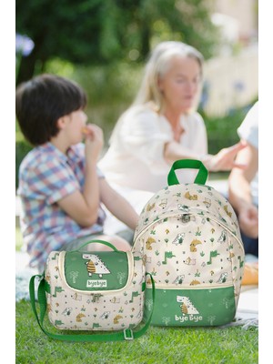 Bye Bye Ana Okulu Çantası 3-7 Yaş Oyuncak ve Okul Öncesi Beslenme Kreş Sırt Çantası Takım