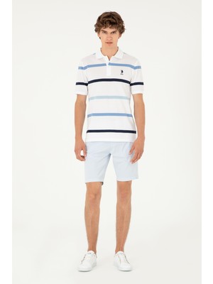 U.S. Polo Assn. Erkek Açık Mavi Şort / Bermuda 50283948-VR003