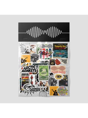 Sticker Arctic Monkeys / Bullet Journal Defter Çıkartma Ajanda Laptop Etiket