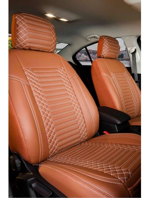 Kepmorpho 
honda Legend Lüx Full Deri Oto Koltuk Kılıfı Ön Arka Takım (Exclusive) Tarçın