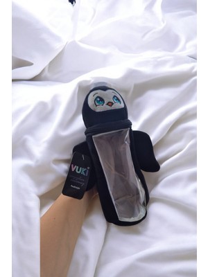 Alpa Store 3D Pelüş ve Şeffaf Fermuarlı Dikey Kalem Kutusu Kalemlik Peluş