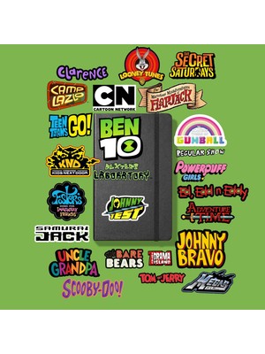 Sticker Cartoon Network Logo Sticker Paketi / Bullet Journal Defter Çıkartma Ajanda Laptop Etiket