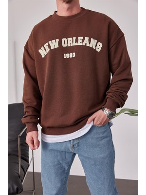 Nomarc New Orleans Koyu Kahve Sweatshirt