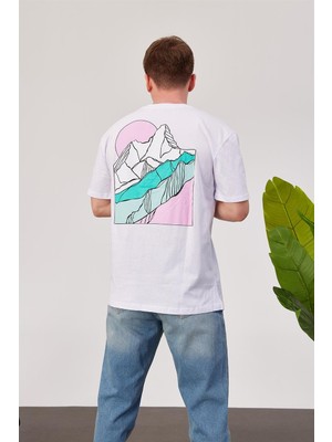 Nomarc Buz Dağı Beyaz Tshirt