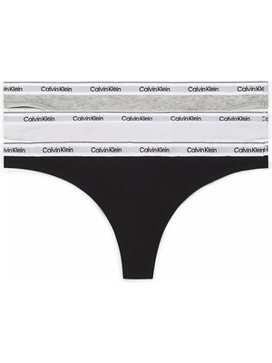 Calvin Klein Kadın Thong 3 Renkli Külot  Set