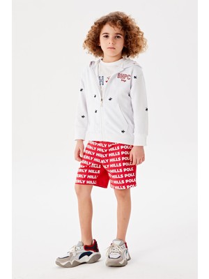 Beverly Hills Polo Club  Erkek Çocuk Beyaz Eşofman Üstü
