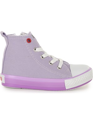 Kiko Kids Tinna Bağcıklı Kız Çocuk Boğazlı Keten Spor Ayakkabı