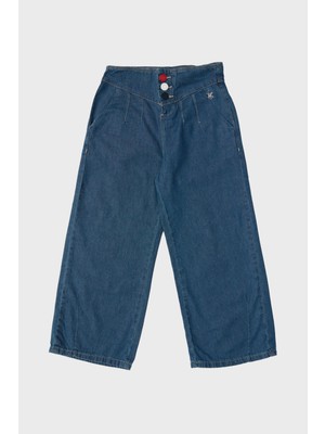 Beverly Hills Polo Club  Kız Çocuk Denim Pantolon 23FW0BHG214