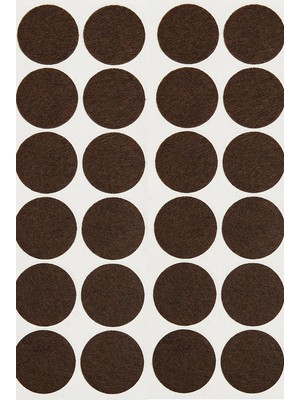 Tek Aksesuar 96 Adet Yapışkanlı Sandalye Keçesi Masa, Koltuk Altı Parke Koruma Keçesi