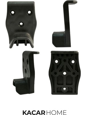 KACAR Plastik Baza Denge Takozu Baza Stoplama Baza Stop Baza Yatak Tutucu 16 Adet