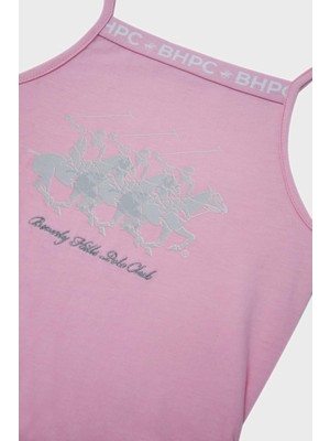 Beverly Hills Polo Club Kız Çocuk Pembe Atlet 23SS2BHG523