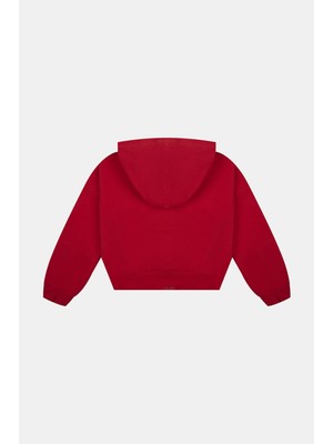 Tyess Kız Çocuk Kırmızı Sweatshirt 22PFWTJ4410