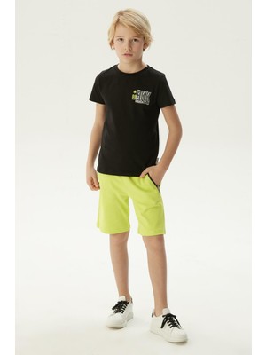 Bg Store Erkek Çocuk Siyah T-Shirt