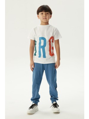 Bg Store Erkek Çocuk Beyaz T-Shirt