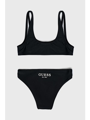 Guess Bg Store Kız Çocuk Siyah Bikini