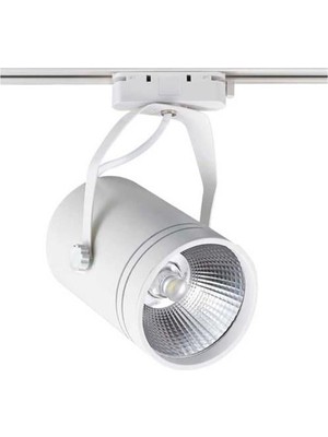 Ack AD30-01930 6500K Beyaz 30W Beyaz Kasa Cob LED Ray Spot