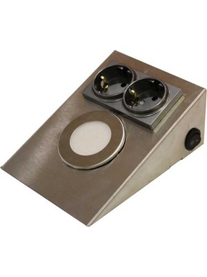 Ack AH11-00234 2.5W 6500K Beyaz Işık Ledli Prizli Tezgah Altı Armatür