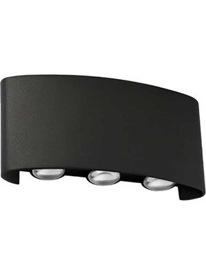 Ack AH07-07201 6X1W 3000K Günışığı Çift Taraflı Dekoratif LED Duvar Apliği