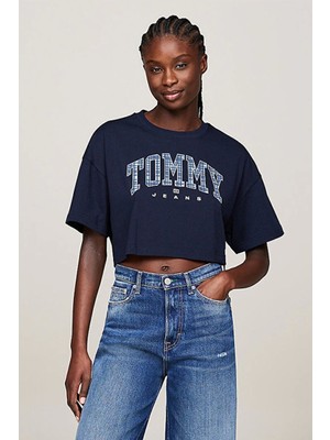 Tommy Hilfiger Tjw Ovs Crop T-Shirt