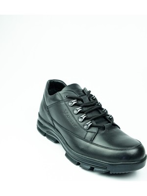 Voyager Voyager 4338 Siyah Cilt Deri Erkek Günlük Ayakkabı