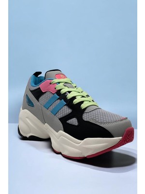 Hammer Jack 101 20041 Rio Gri Turkuaz Kadın Günlük Spor Ayakkabı