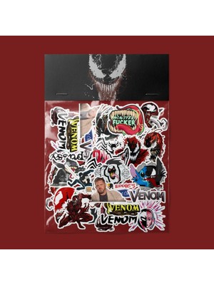 Sticker Venom Sticker Paketi / Bullet Journal Defter Çıkartma Ajanda Laptop Etiket