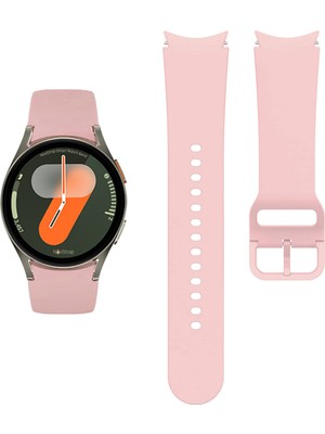NovStrap Samsung Galaxy Watch 7 6 5 Pro 4 Fe 40 42 43 44 45 46 47 Mm Uyumlu Kordon Tam Kapatan Pimli Silikon