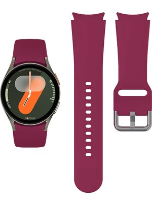 NovStrap Samsung Galaxy Watch 7 6 5 Pro 4 Fe 40 42 43 44 45 46 47 Mm Uyumlu Kordon Tam Kapatan Pimli Silikon