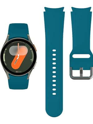 NovStrap Samsung Galaxy Watch 7 6 5 Pro 4 Fe 40 42 43 44 45 46 47 Mm Uyumlu Kordon Tam Kapatan Pimli Silikon